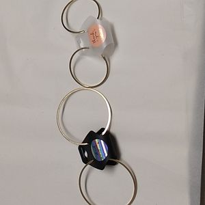 2 pairs of Women's gold colored hypoallergenic hoops